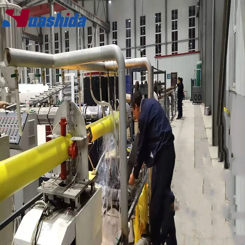 Automated One-Step Polyurethane Insulated Pipe Production Line for Buried Thermal Pipelines