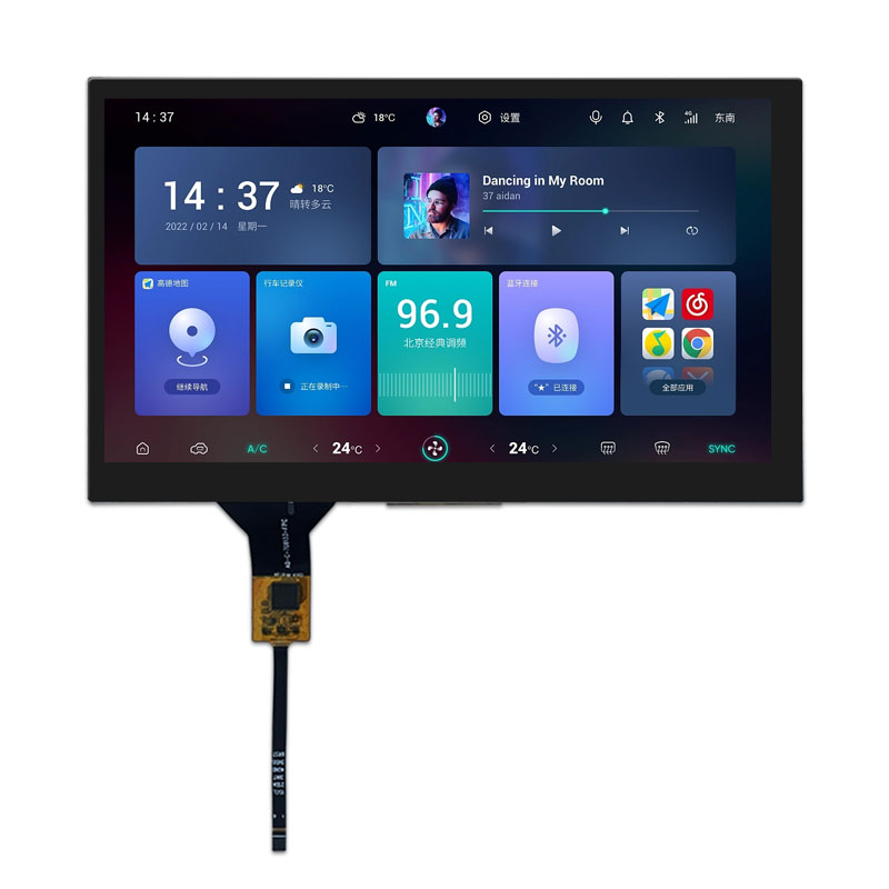 LVDS интерфейс 7 дюймовый TFT LCD сенсорный экран 1024x600 IPS полный угол просмотра с CTP