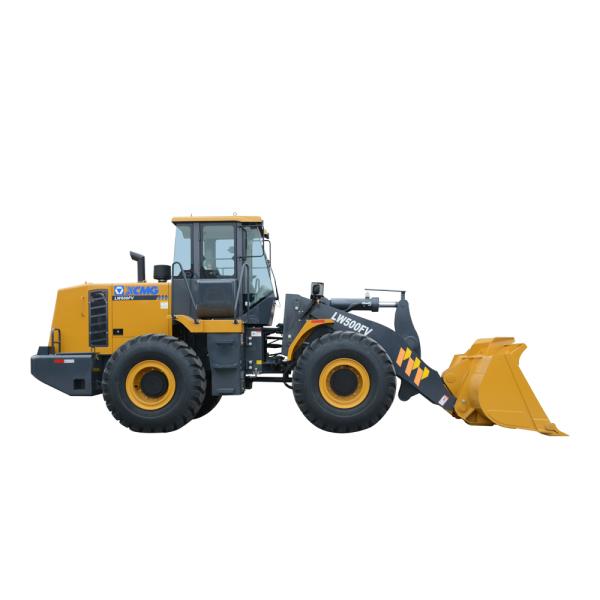 Customized 5 Ton Compact Wheel Loader LW500FV Shangchai / Weichai Engine