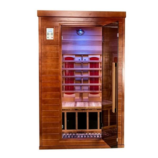 1750W Lose Weight Radiant Heat Saunas Canadian Hemlock Sauna