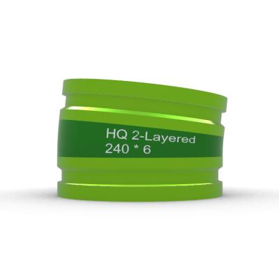 240 X 06  Pipe Elbow Double Layered Green High Pressure Hydraulic Wear Elbow
