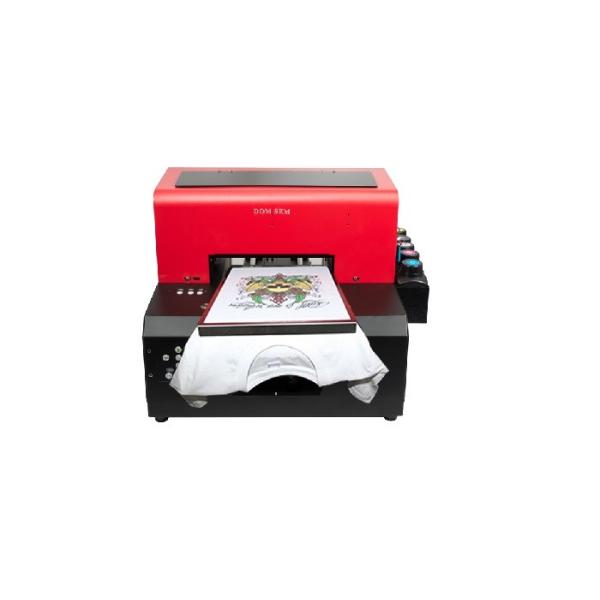 A4 size Flatbed Printer For T-Shirt Clothes PVC Card Printing With Ink