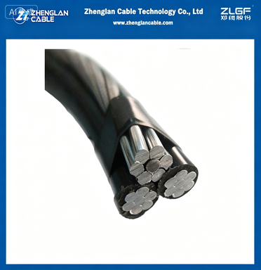 0.6/1kV AAC/XLPE+AAC/XLPE+AAAC 2X2+2AWG Triplex Overhead Service Drop Cable