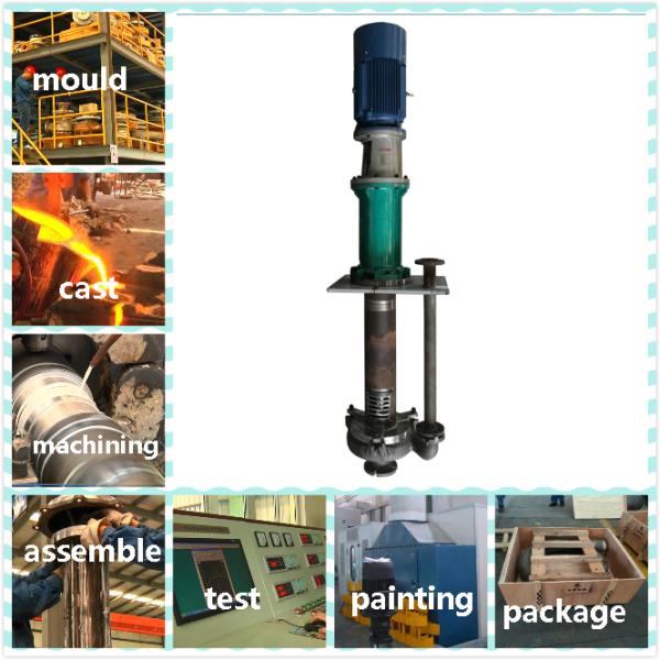 High Efficiency Vertical Slurry Pump Solid Handling Sand Pump 6 ~ 364m³/h Capacity