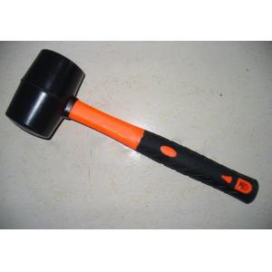 Fiberglass handle rubber hammer
