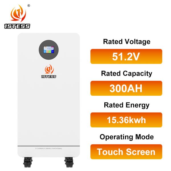 51.2V 300Ah 15.36kwh Lifepo4 Battery For Home Solar Energy Storage System