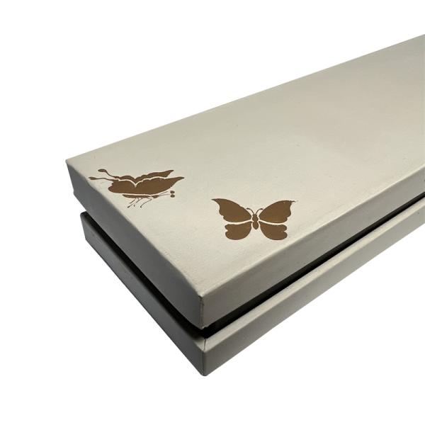 Beige Luxury Jewelry Packaging Boxes Jewellery Cases For Earrings