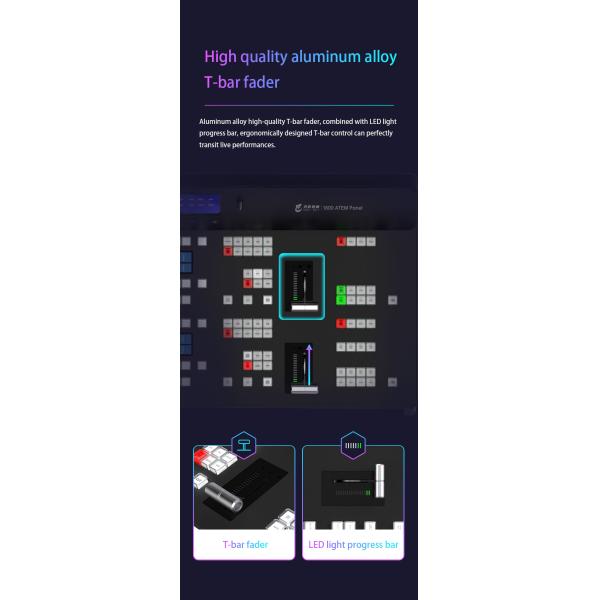 TYST Control Panel of BlackMagic ATEM Constellation and Television Studio series