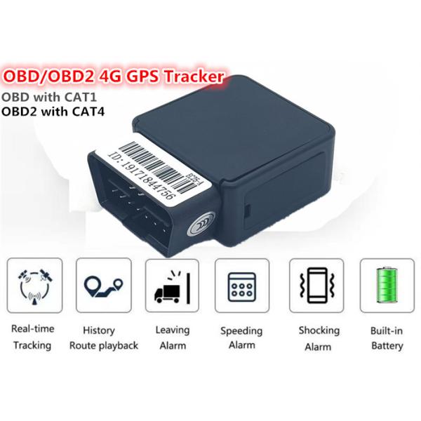 3.7V 140Mah Obdii 4G GPS Tracker SMS ACC With Canbus Diagnostic
