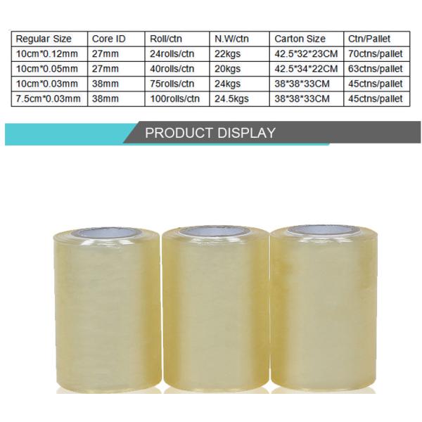 Industrial PVC Wrapping Film Soft Transparent Wetproof Mini Plastic Wrap