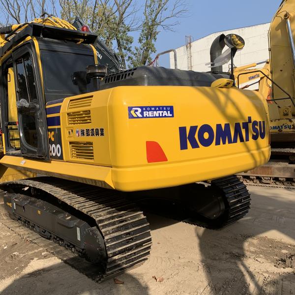 Оригинальный экскаватор Komatsu PC200 из Японии в хорошем состоянии рабочая масса 19900 кг