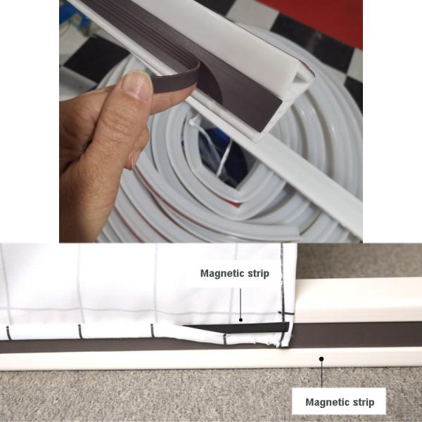 Banda de retención de agua de extrusión para el umbral de ducha Barrera de baño de 15 mm de espesor