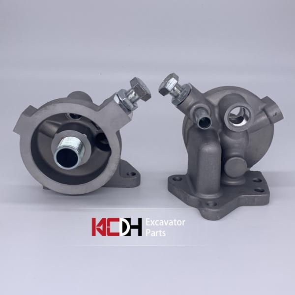  312D 320C 323D excavator parts 1R-0739 oil filter 1R0739 four-hole aluminum base, suitable for air filter assembly