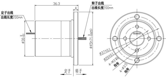 Custom Mini Electric Slip Ring Gold-Gold Contact Rotary Connector for R&D Applications