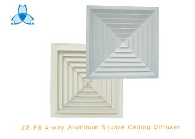 Ceiling 24x24 Air Diffuser , Return Air Diffuser High Dust Holding Capacity