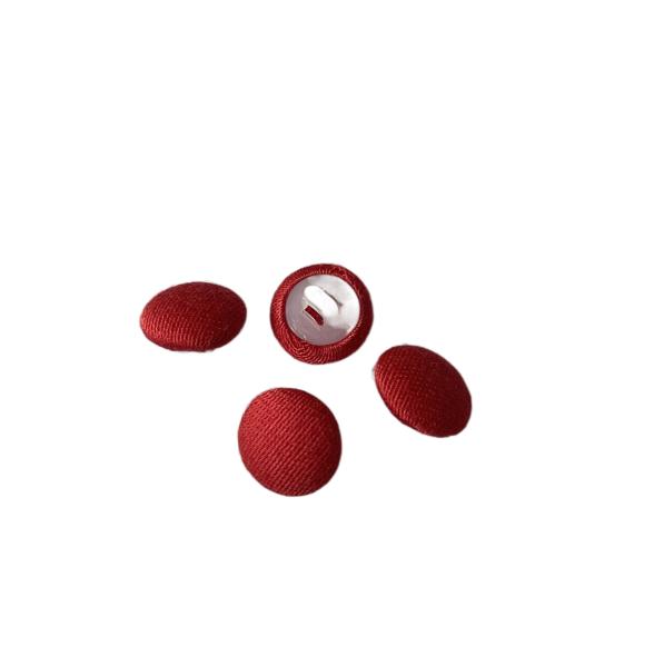 16L Fabric Covered Shank Buttons , Resin Satin Covered Bridal Buttons