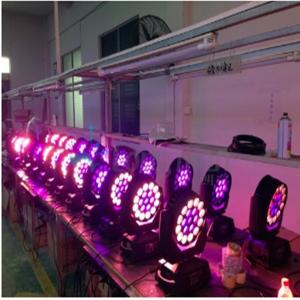 Homei LED Stage Light 19x15w DMX512 Zoom Strobe Wash Moving Head for DJ Bar