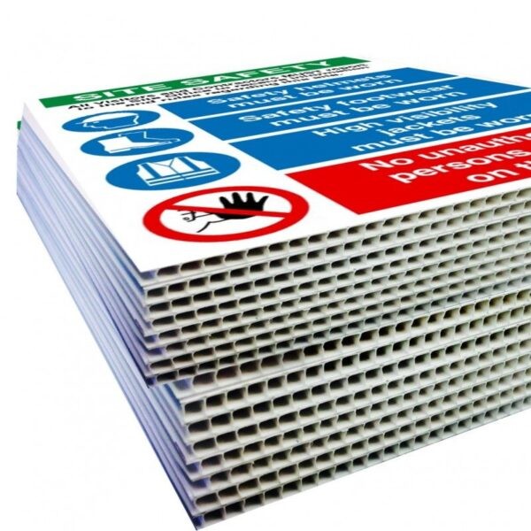 Custom Printed Coroplast Corrugated Plastic Blank Yard Signs Corex Printing