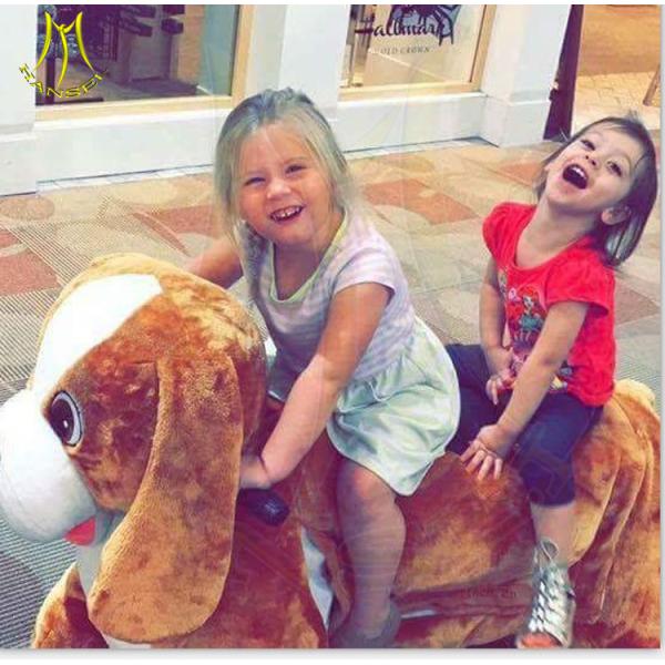 Hansel  indoor dog ride on walking toy animals for shopping mall