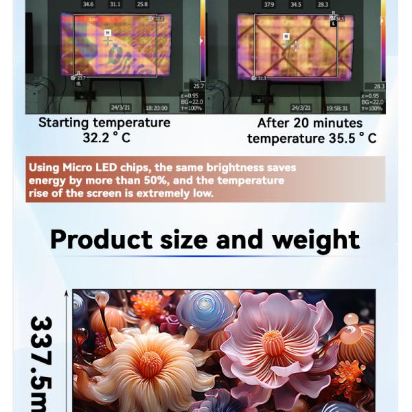 Transparent 4K SRGB COB LED Screen Cinema DJ Booth Digital Display