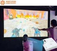 Des jeux interactifs sur le mur avec une technologie de projection 3D pour le jeu somatosensoriel