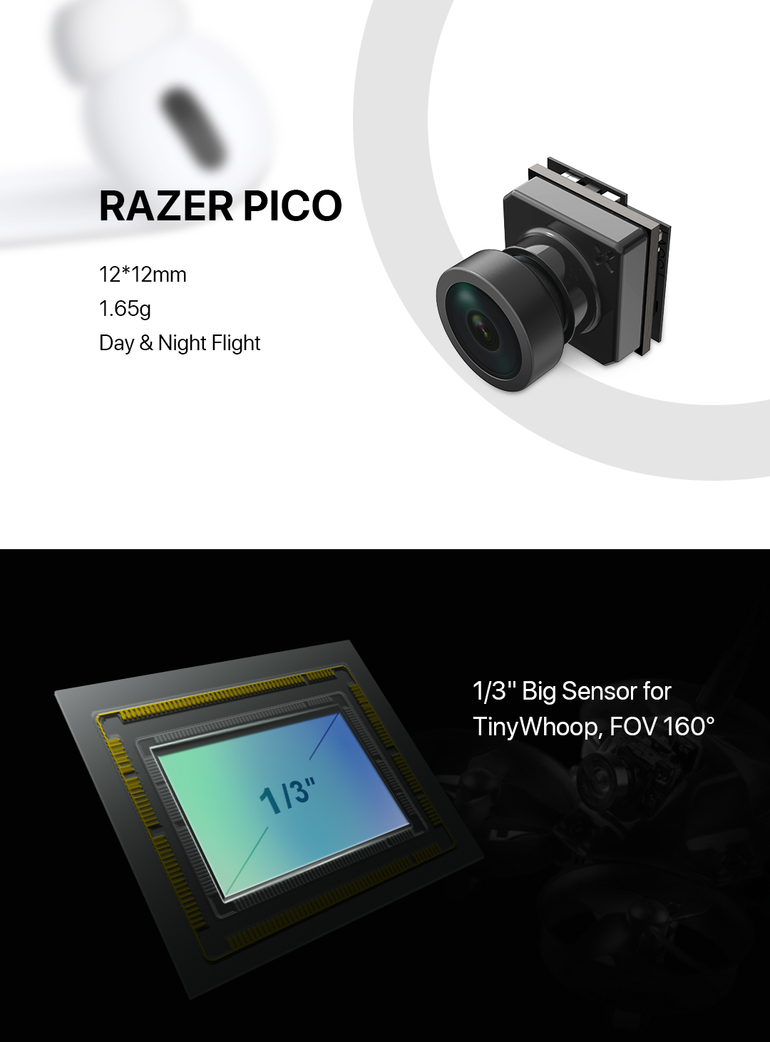 Hot Sales Wholesale Foxeer Pico 1200TVL *mm FPV Camera Drone Accessories