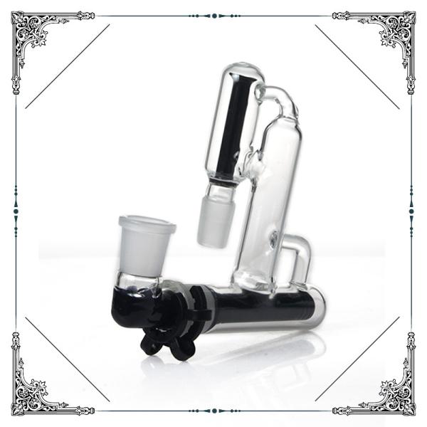 Glass Ashcatchers 18mm Recycler Ash Catcher For Smoking Bongs Mix Color