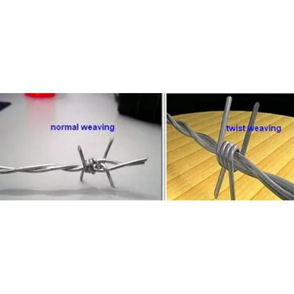 Resistência de corrosão de alta elasticidade do baixo arame farpado do aço carbono para protetor