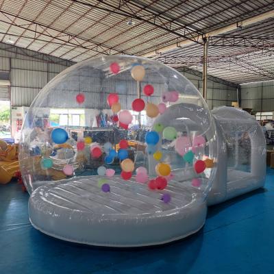 Venda Quente Cúpula Inflável Casa de Bolhas Tenda Transparente Limpa Para Balões Voando Dentro