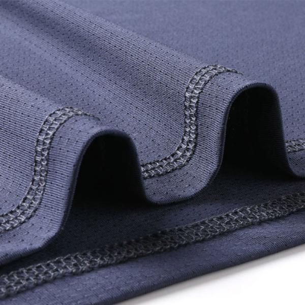 Summer Middle Aged Business Lapel T Shirt Ice Silk Quick Dry T Shirt For Man