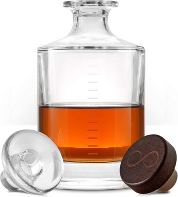 Collar de vidro de cor personalizado 500ml 700ml 750ml garrafa de whisky vodka