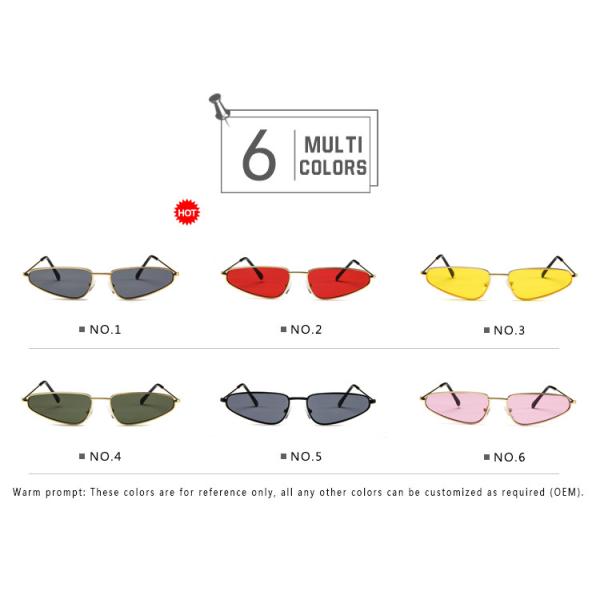 Woman Modern Cat Eye Frame Sunglasses 143MM BSCI Multi Colors