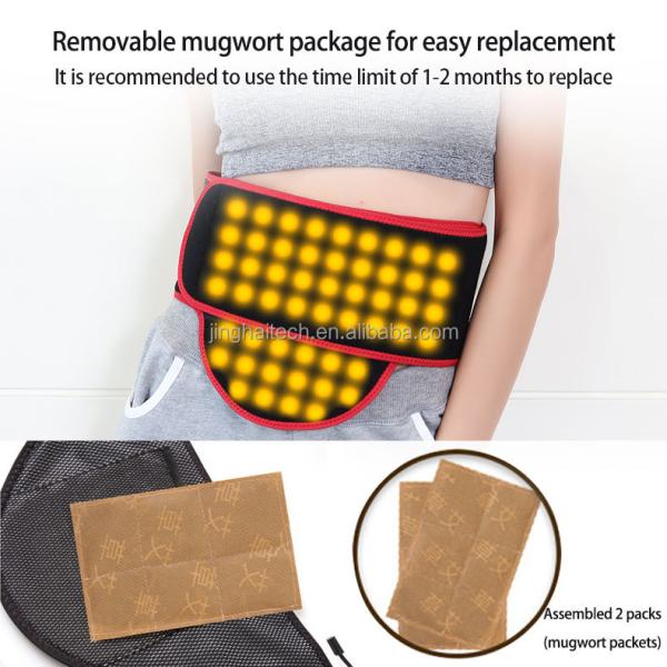 10000 мАч аккумуляторная батарея с подогревом жилет теплый пояс матки 108*28 см