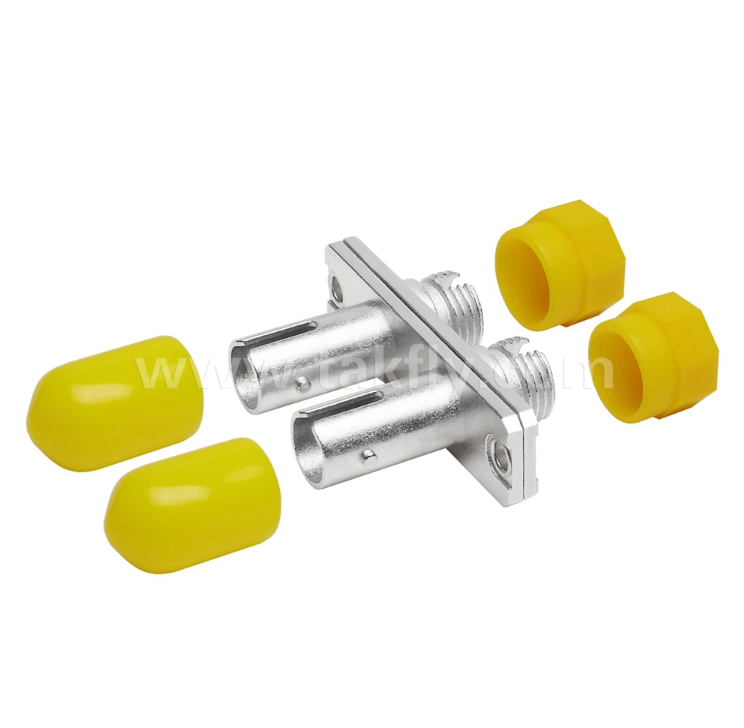 FC-ST Duplex Hybrid Adapter – Metal Housing, Female-Female, for FC to ST Connector Interconnection