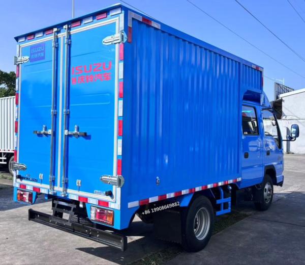 Factory Price New ISUZU 4x2 Diesel Cargo Truck Van Truck 3-8T Load For sale