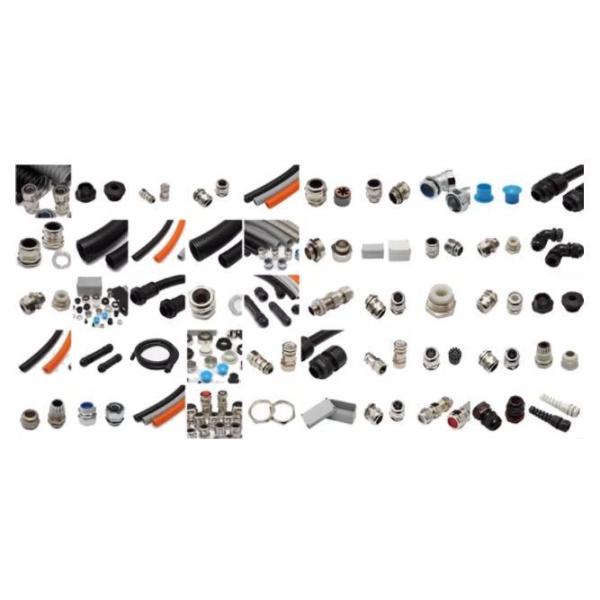 IP68 водонепроницаемая нейлоновая кабельная железа стандартная Pg нить черный или белый серый для кабелей