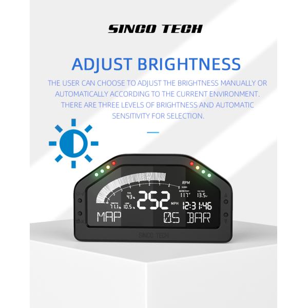 датчик Temp воды цифров экрана LCD корабля 12v для гоночной машины