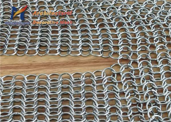 Ss 316 Chainmail Room Divider Curtains Decorative Wire Mesh Panels