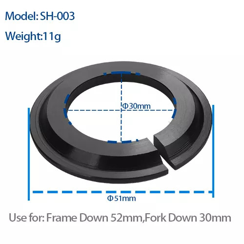 Mountain Road Bike Spare Parts Fork Headset Washer Bearings Heatparts