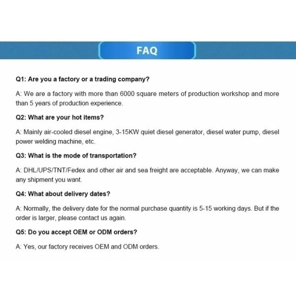 28000g Single Cylinder Small Air Cooled Diesel Engine 173FB