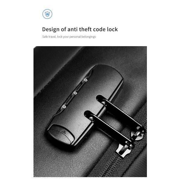 Nouveau sac portable chargeur USB anti-vol hommes collège école sac à dos imperméable sac à dos sac à dos pour hommes