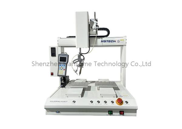 High Precision Automatic Soldering Robot With Dual Soldering Table And Stepper Motor