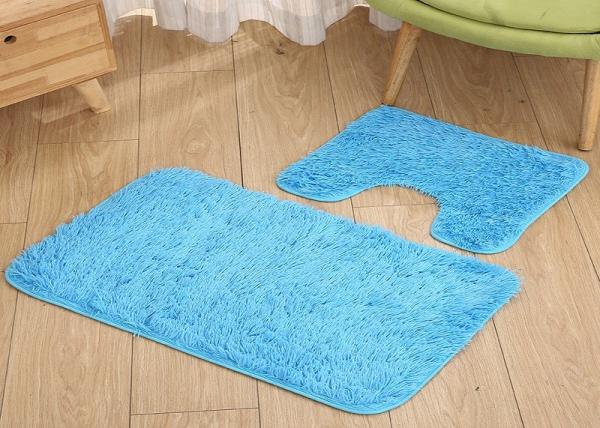 100% polyester  3  sets bathroom mat bath set pedestal toilet lid cover  rugs