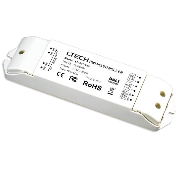 CV DALI Dimming Driver,12-24V 12A*1CH Constant Voltage Dali Low Voltage Driver