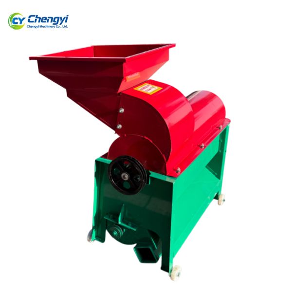 Hammer Corn Thresher Machine Durable Maize Shelling Farm Processing Equipment