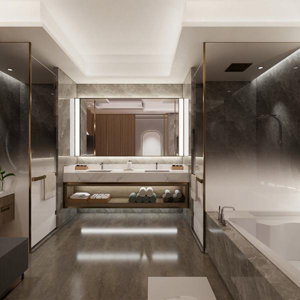 Modern Luxury Style Standard Double Bedroom Set For Resort Hotel Furniture In Foshan