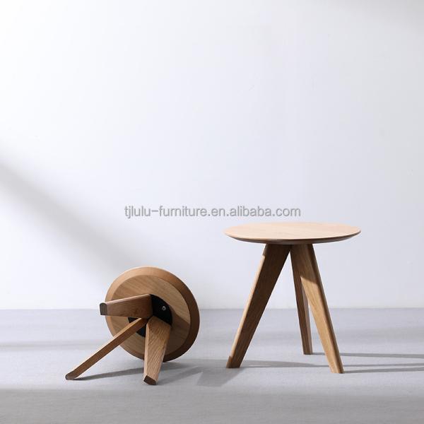 Home Furniture Modern Designs Adjustable Height Coffee Table Restaurant Round Solid Wood Dining Table