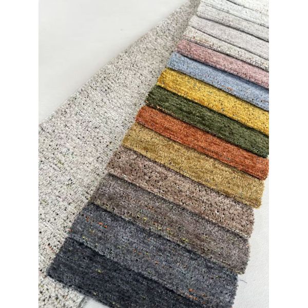 340GSM 100% Polyester Woven Chenille Sofa Fabric with 142CM Width for Luxury Upholstery