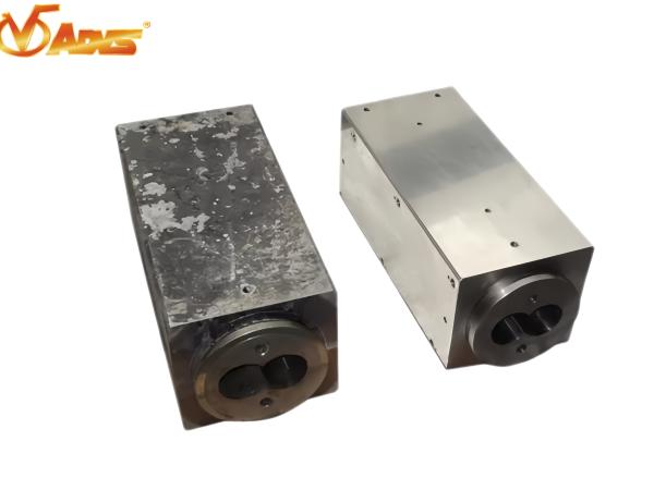 Berstorff ZE75 Extruder Barrel Replacement and Gearbox Repair Service HIP Alloy Liner