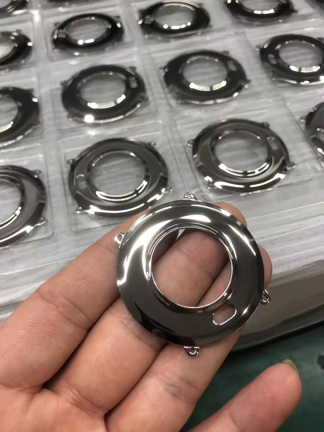 Processing of metal stamping parts